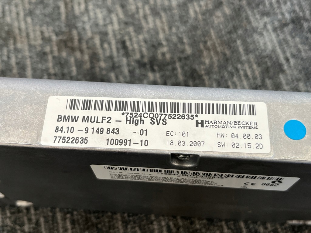 фото №9, Bmw 1 120d e87 e81 модуль блок управления bluetooth оригинал europa