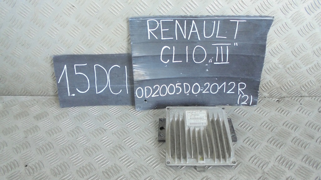 фото №4, Блок керування двигуна renault clio iii 1.5 dci 05-12r