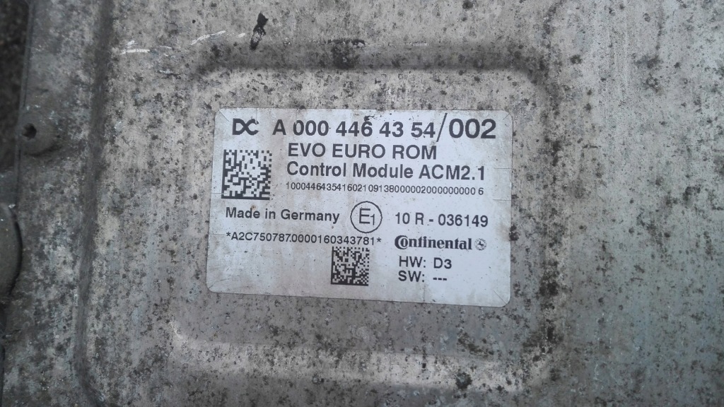 Блок управления бортовой компьютер ad blue actros mp4 a0004464354 Оригинал