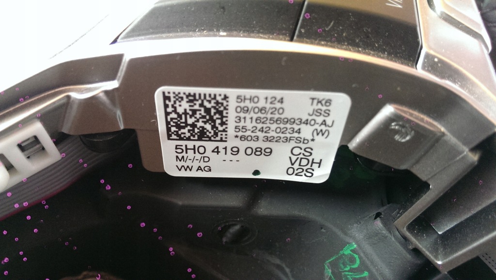 фото №10, Воздуховод кожаный vw golf 8 5h0959542 5h0419089