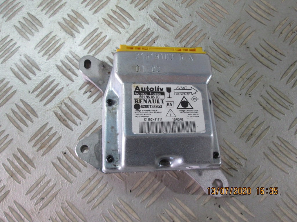фото №1, Датчик модуль подушка безопасности renault laguna ii 8200138953