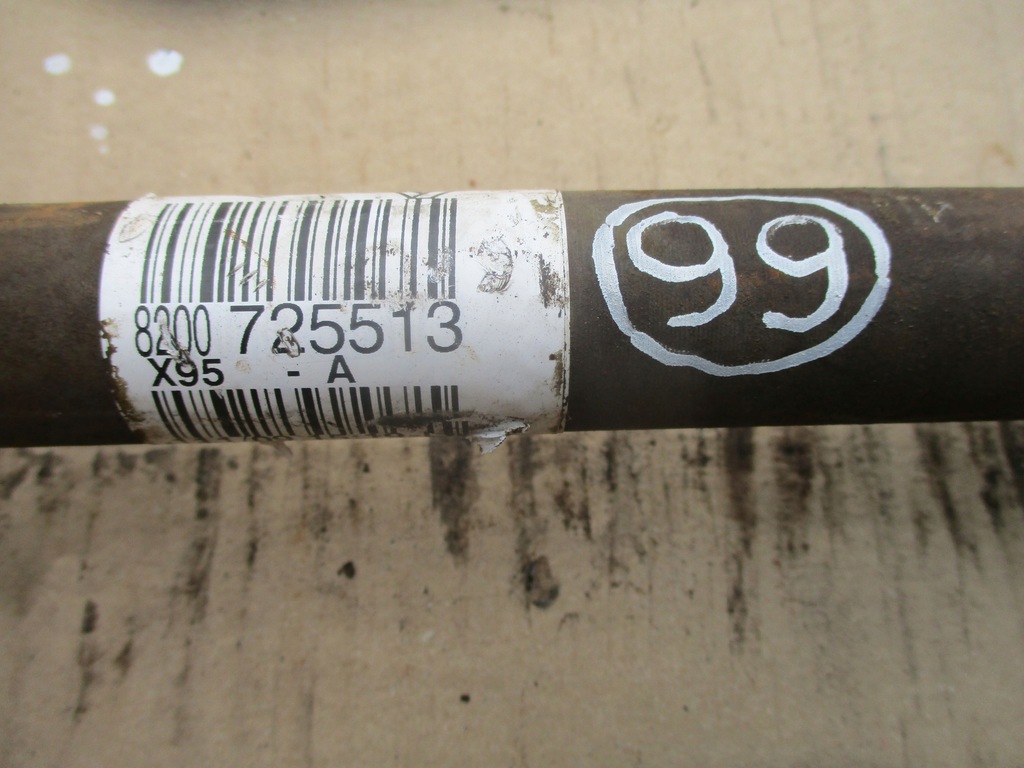 фото №4, Приводной вал правая 8200725513 renault megane iii 1.9dci