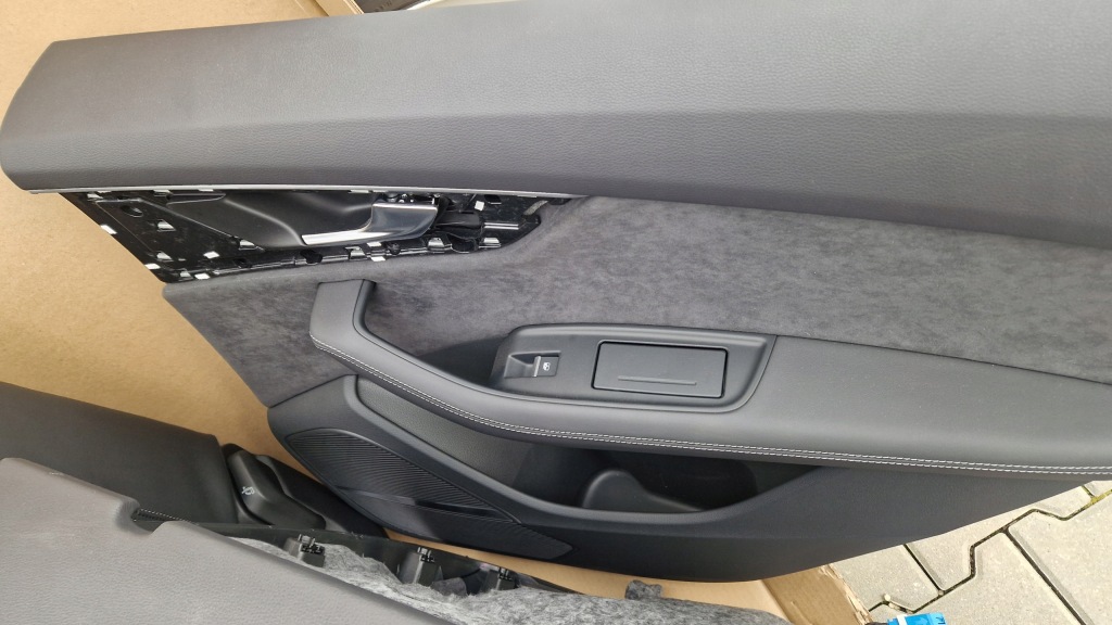 фото №13, Сидіння заднє сидіння audi q7 lift s-line шкіра alcantara електрика jak nowe kpl