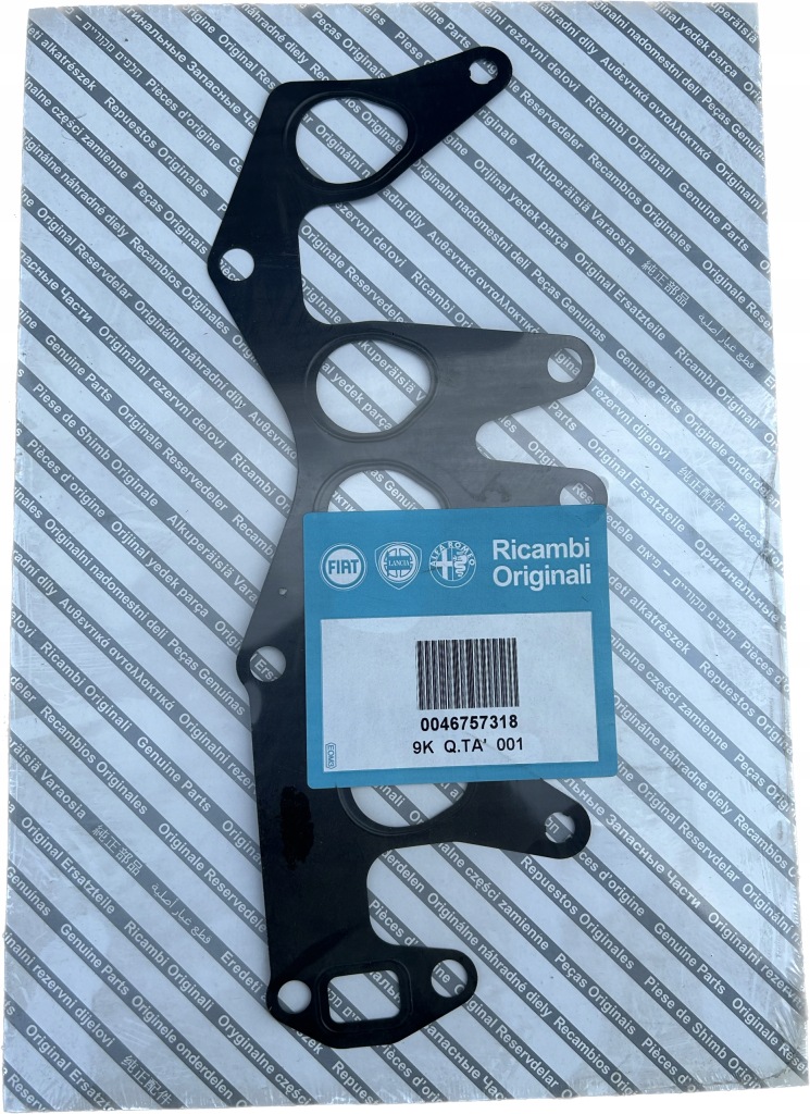 фото №1, Прокладка коллектор впускной fiat palio оригинальный номер 46757318