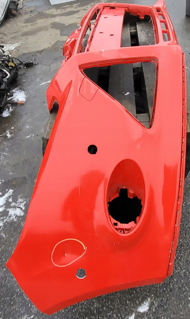 фото №14, Бампер передний перед ford focus 3 iii mk3 красный оригинальный номер