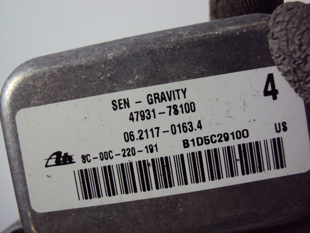 фото №4, Датчик grawitacji infiniti fx45 2005 r