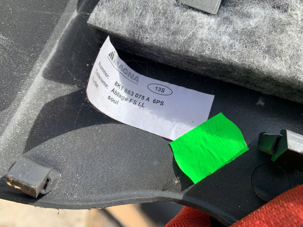 фото №4, Защита pod руль audi a4 b8 8k1863075a оригинал ładna