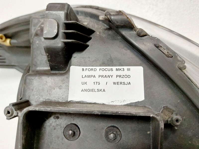 фото №10, Ford focus mk3 3 iii лампа правый перед правая передняя фара uk