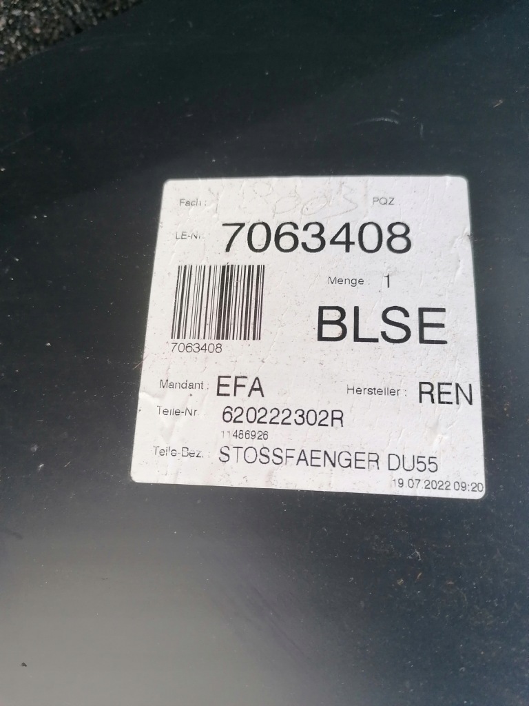 фото №5, Dacia lodgy бампер перед новий оригінал