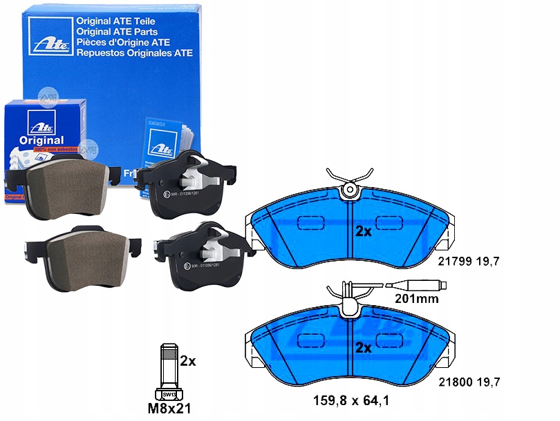 фото №1, Гальмівні колодки гальмівні citroen jumper fiat ducato peugeo