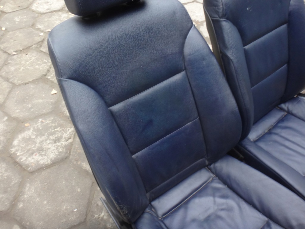 фото №5, Комплект сидений сиденья сиденья заднее сиденье задняя niebieska кожа bmw e60