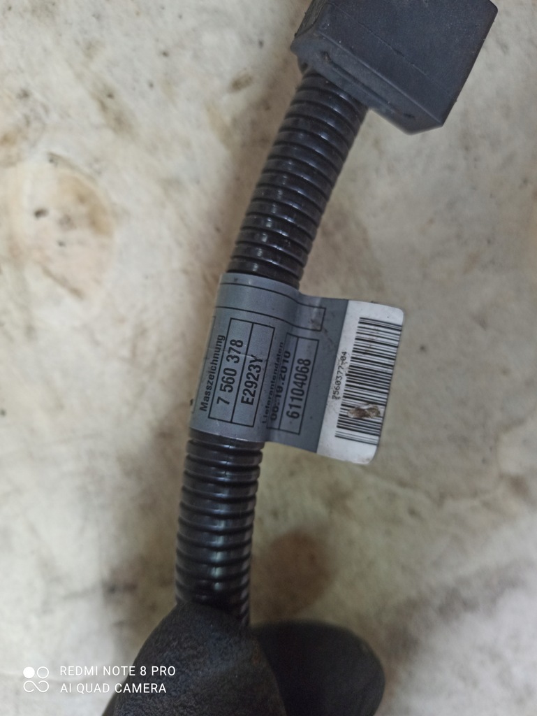 фото №5, Джгут кабель шланг генератора 2.0 122 km n43 bmw 1 e87 e81 7560377