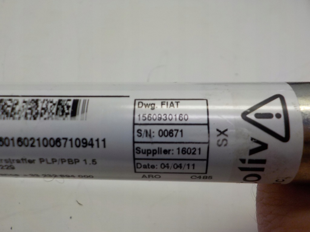 фото №8, Alfa romeo mito pas безопасности натяжитель 621360100 156098858 1560930160