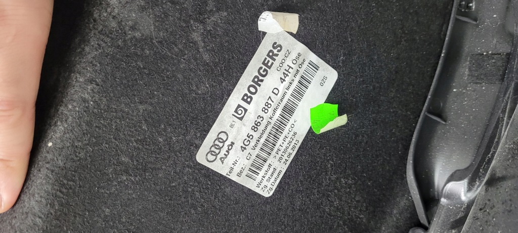 фото №14, S6 c7 lift a6 обшивка багажника левый правый задняя sedan