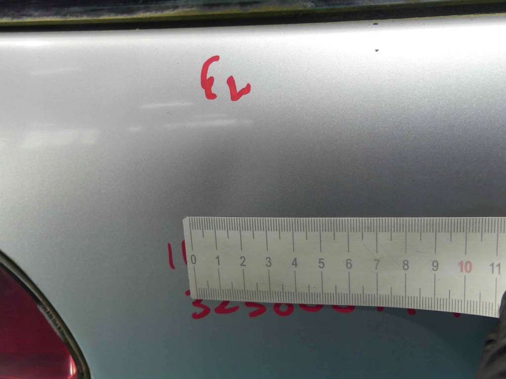 фото №12, Крышка багажника задняя стекло seat ibiza iii 6l серебристый s7n