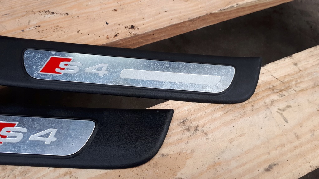 фото №7, S4 b8 a4 молдинг накладки накладки пороговые sline