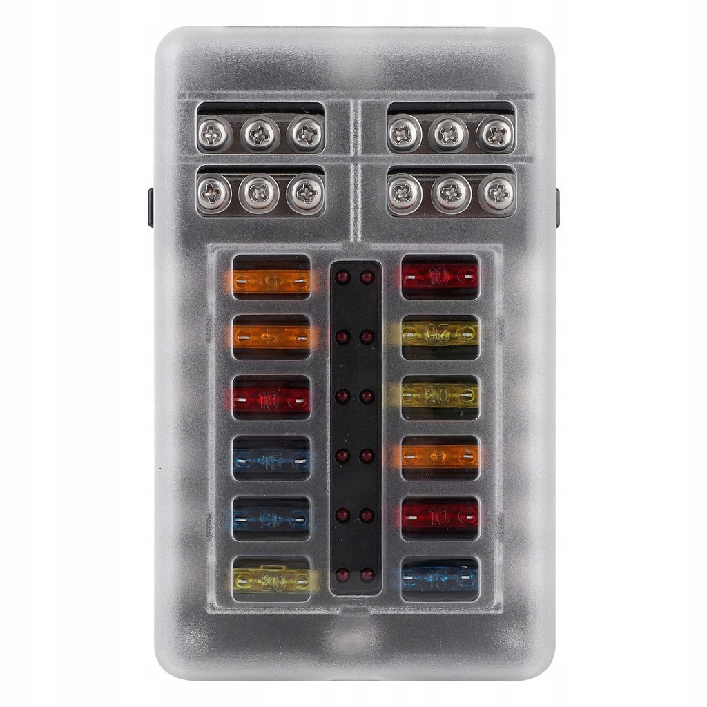 фото №9, 12 obwodów коробка запобіжників кронштейн блок