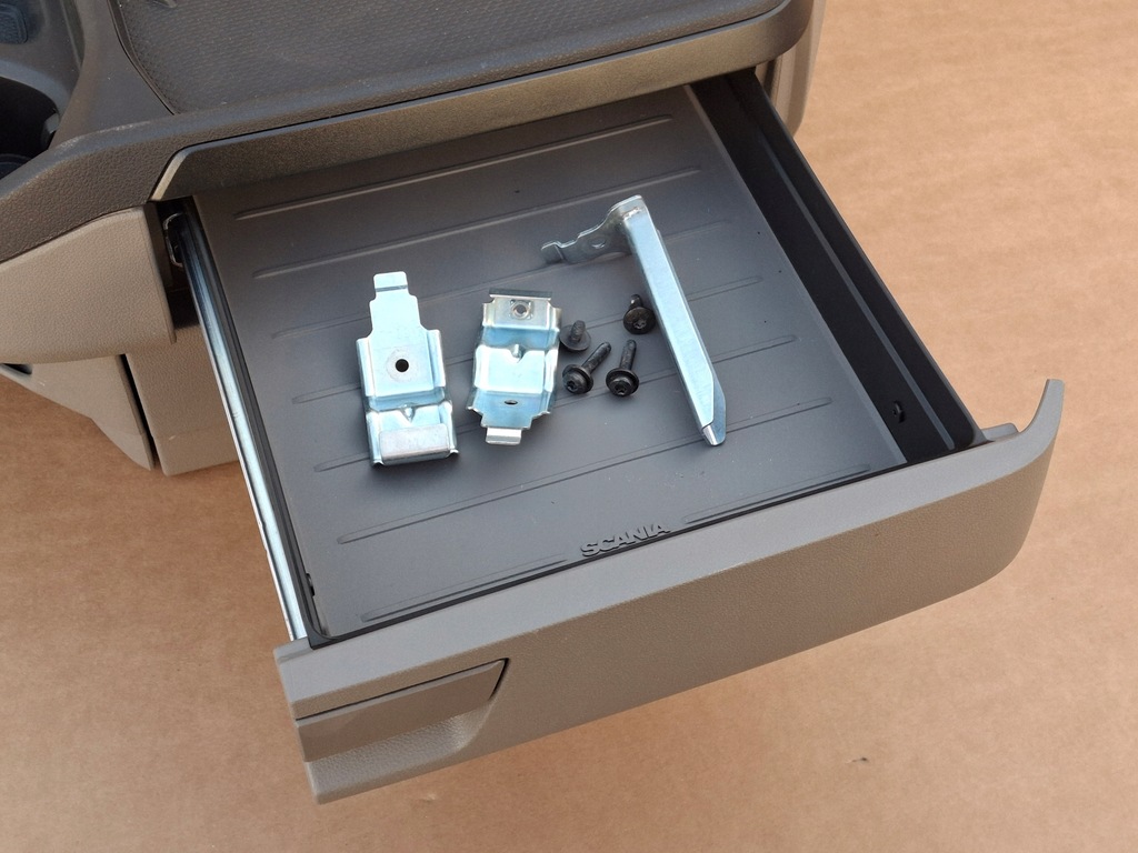 фото №7, Scania r s полиця консоль середня stolik шухляда панель приладів 2901426 2901428