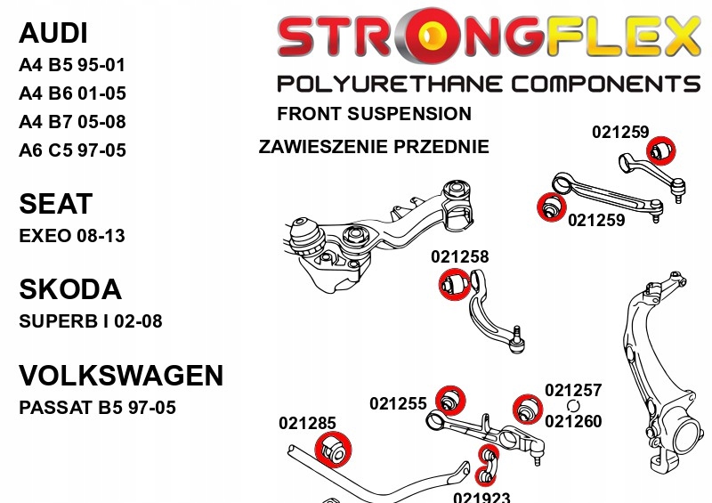 фото №2, 021260a - втулка важеля передній нижній зовнішня 37mm sport strongfle