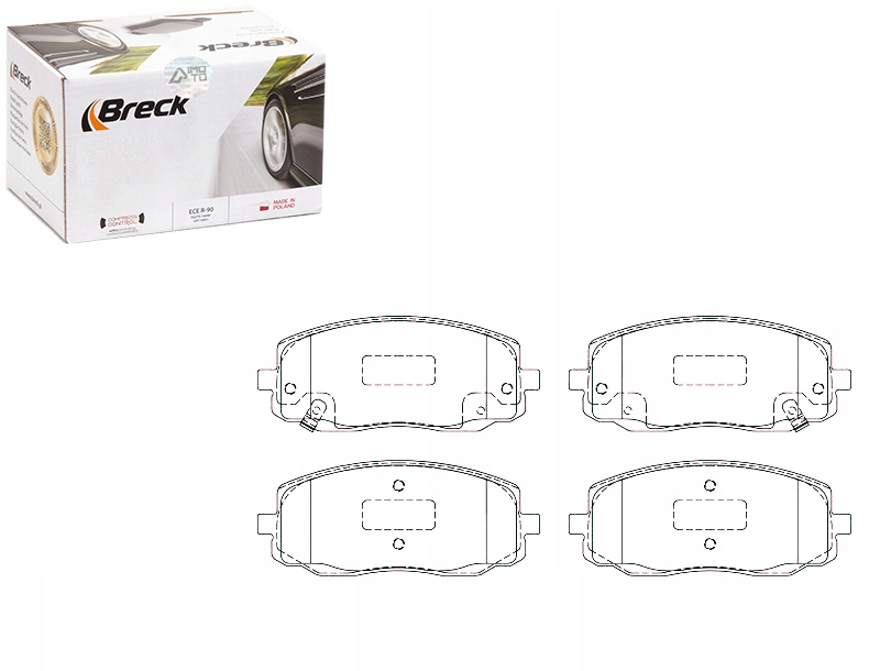 фото №1, Breck тормозные колодки тормозные kia перед picanto 04- i10