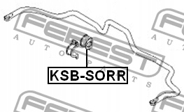 фото №3, Febest ksb-sorr підвіска, стабілізатор