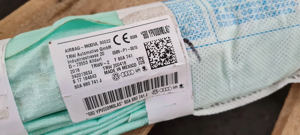 фото №16, Sq5 q5 80a шторка безопасности воздушная подушка безопасности левая 80a880741j