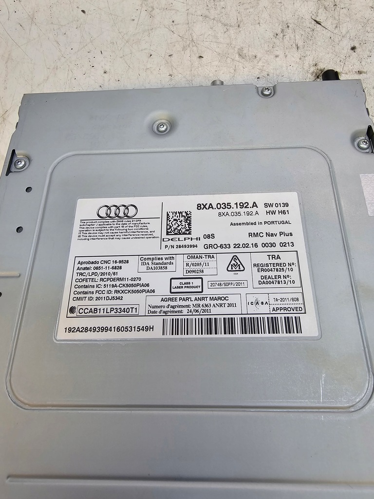 фото №9, Радио мультимедиа mmi sd audi a1 8x lift 8xa035192a