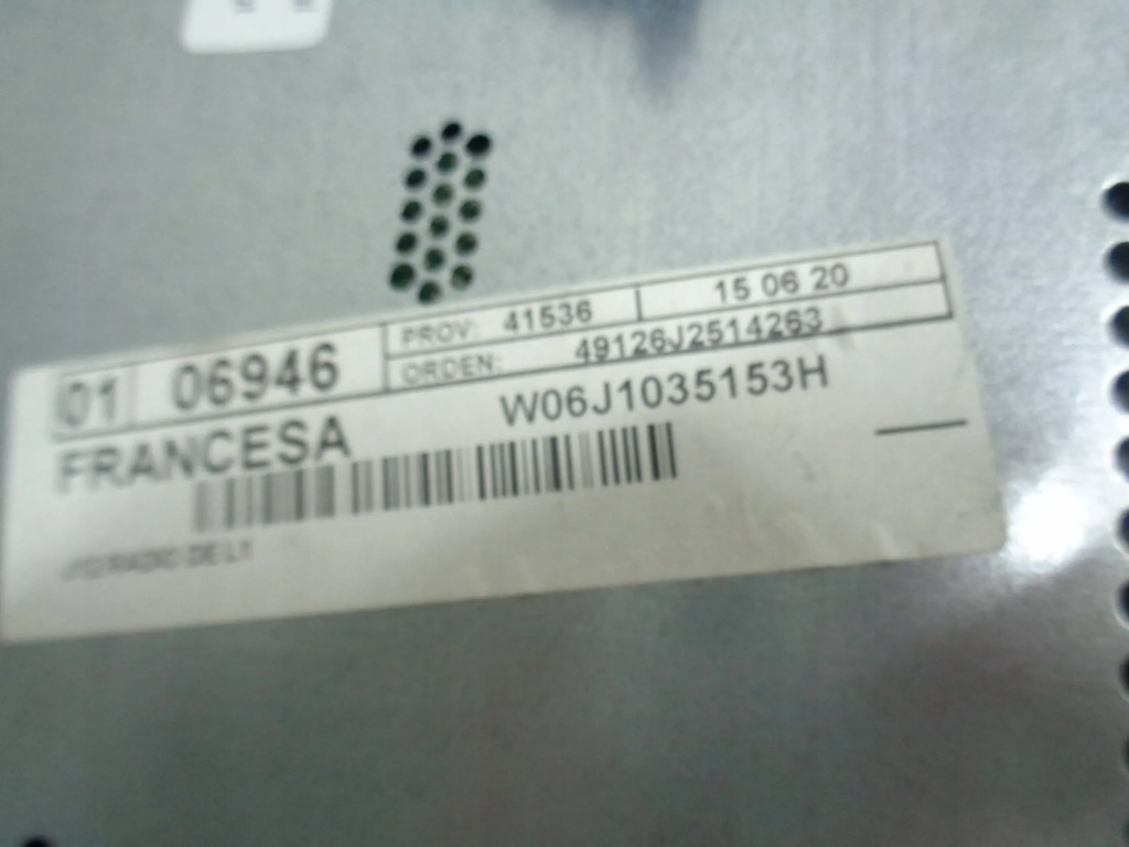 фото №4, Seat ibiza iv lift радио cd mp3 6j1035153h