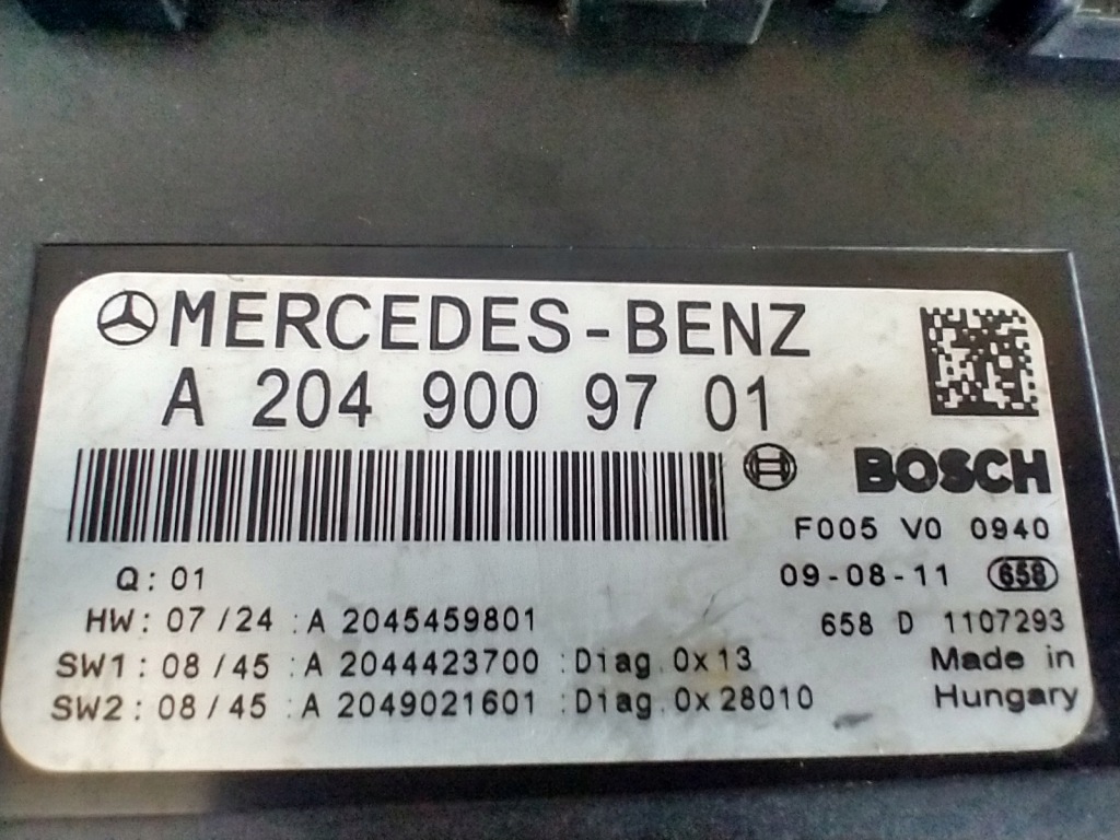фото №6, Блок управления sam предохранители a2049009701 mercedes glk w204 x204