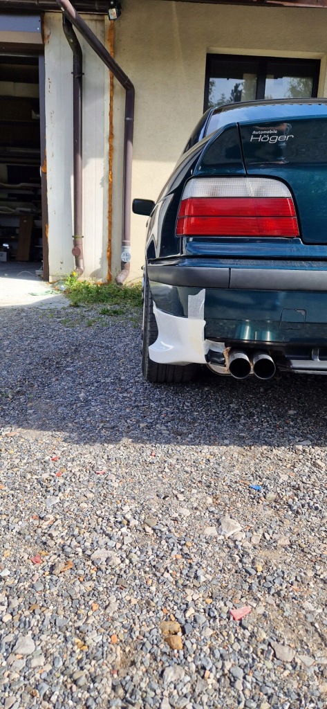 Bmw e36 m набір накладки бампера задній spats mway workshop Ціна