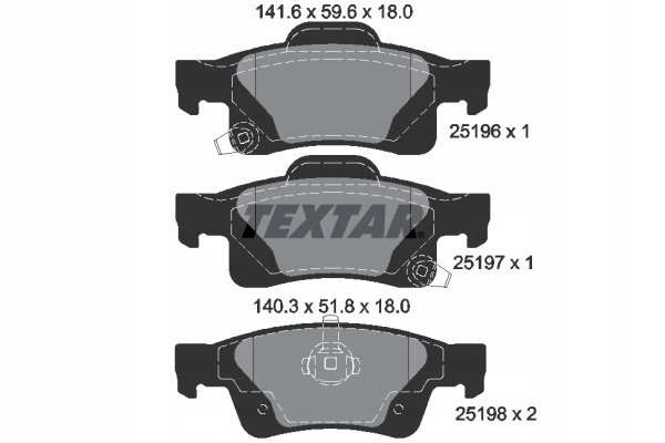 фото №1, Тормозные колодки тормозные - комплект q+ 2519601