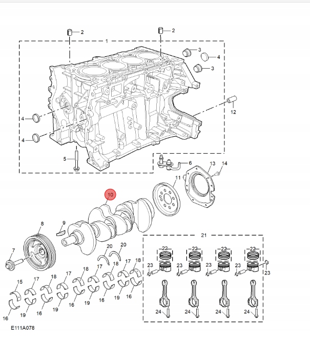 фото №1, Wał колінчастий mg 3 2024-гібрид