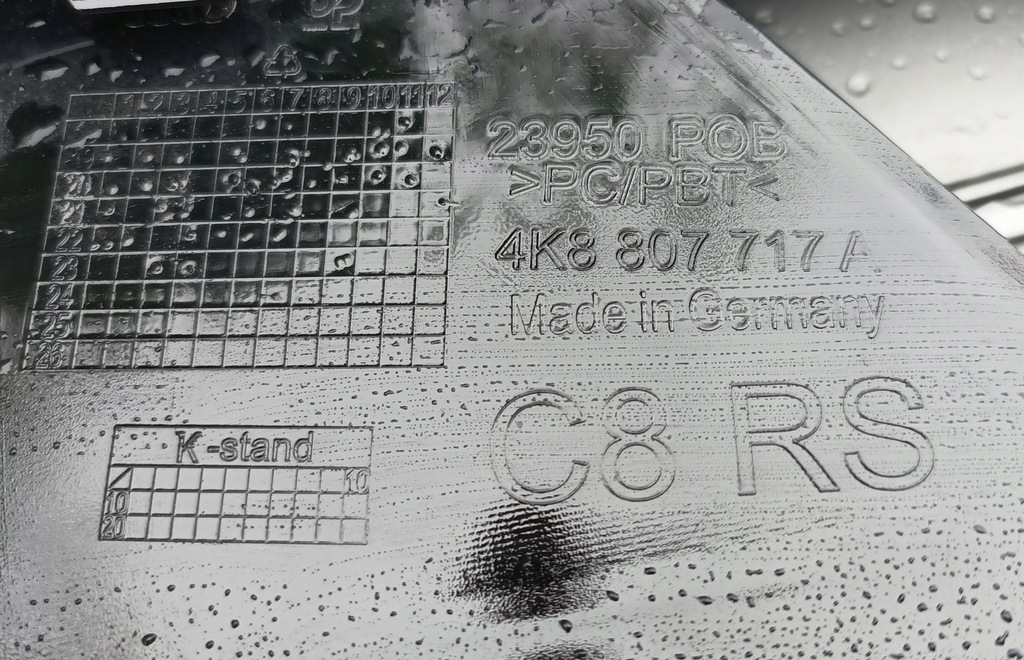 фото №6, Спойлер накладка бампера перед audi rs7 c8