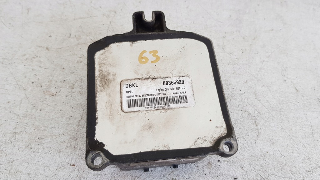 фото №1, Бортовий комп'ютер opel astra g 1.6 16v dbkl [63]