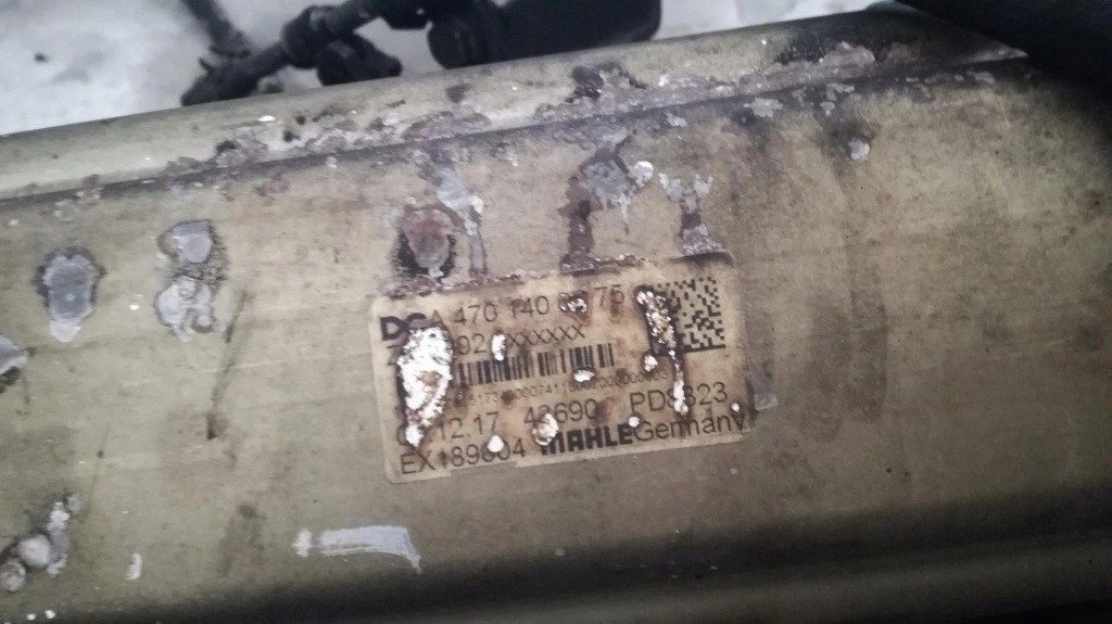 фото №3, Mercedes antos радіатор вихлопних газів egr a4701400475