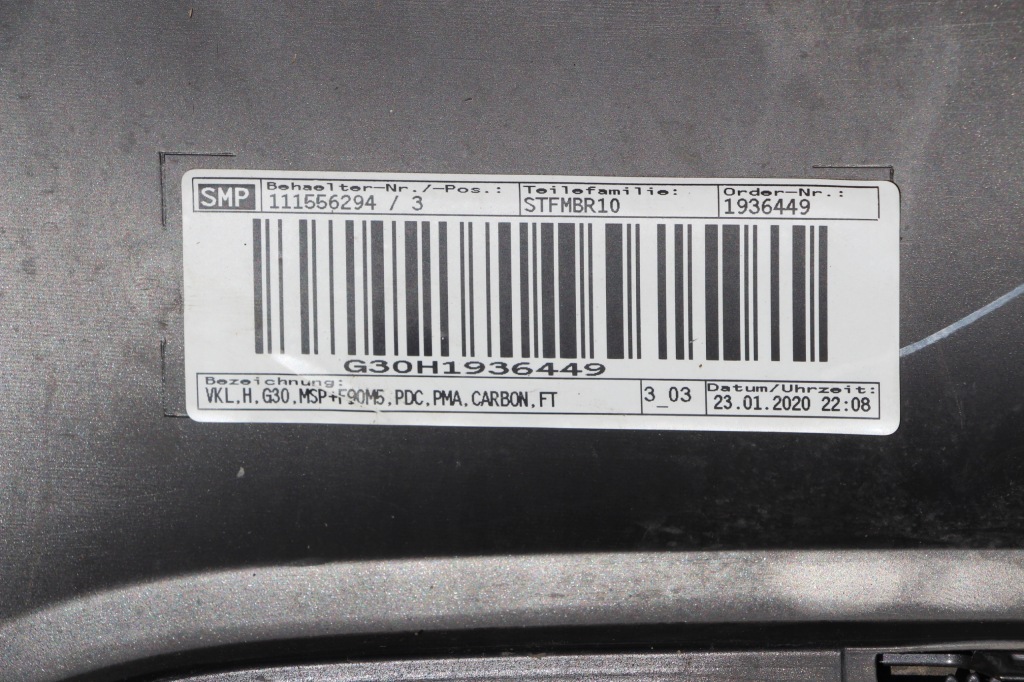 Bmw 5 g30 бампер задня задній m-pakiet na 6 датчиків pdc 2017-2022 Ціна