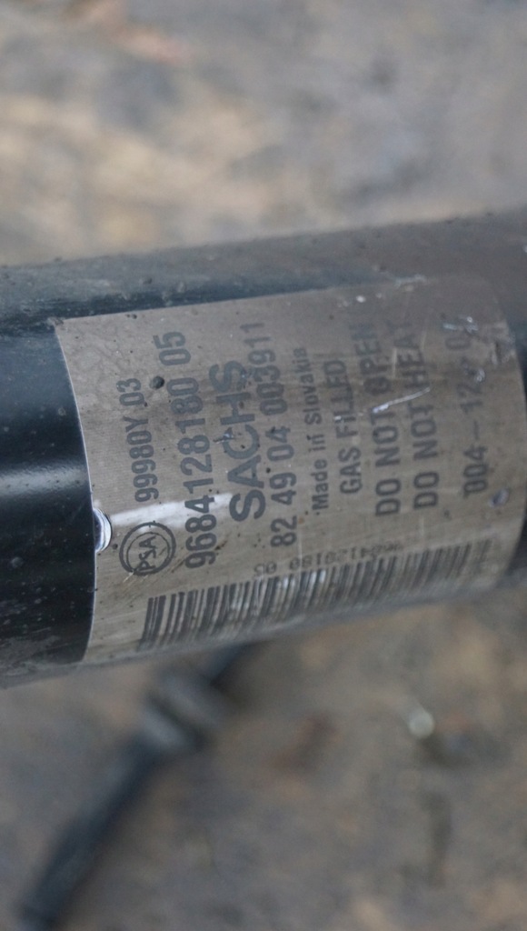 фото №9, Поворотний кулак амортизатор лівий перед peugeot partner iii 1.6 hdi