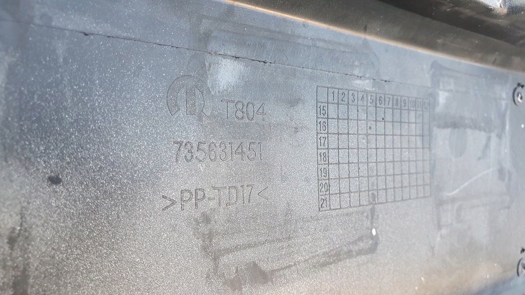 фото №12, Fiat tipo ii 2 15- бампер перед оригінал