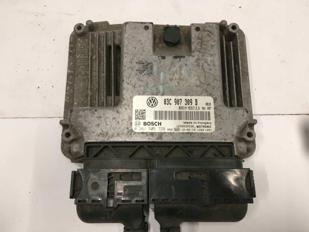 фото №1, Бортовий комп'ютер двигуна vw golf vi 1.4 tsi 03c907309b