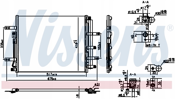 фото №10, Радиатор кондиционера конденсатор nissens 940832