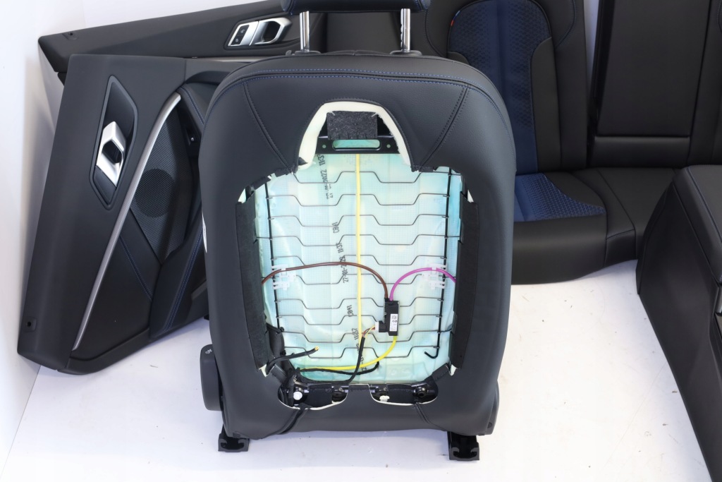 фото №6, Сиденья заднее сиденье середина салон bmw f44 kksw материал trigon / sensatec чёрный