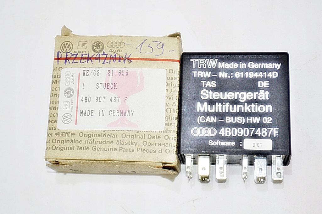 фото №9, Audi реле 607 4b0907487f новый оригинальный trw