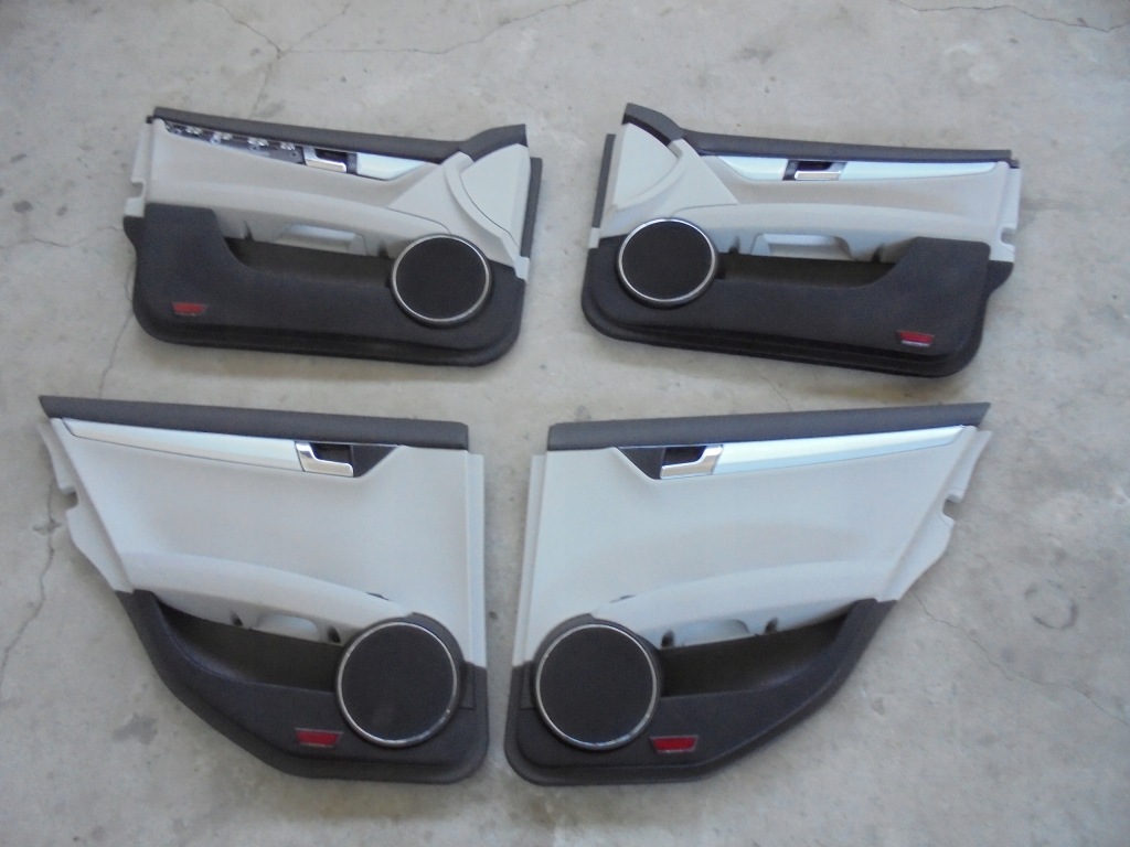 фото №10, Mercedes c klasa w204 kombi комплект сидінь заднє сидіння обшивки