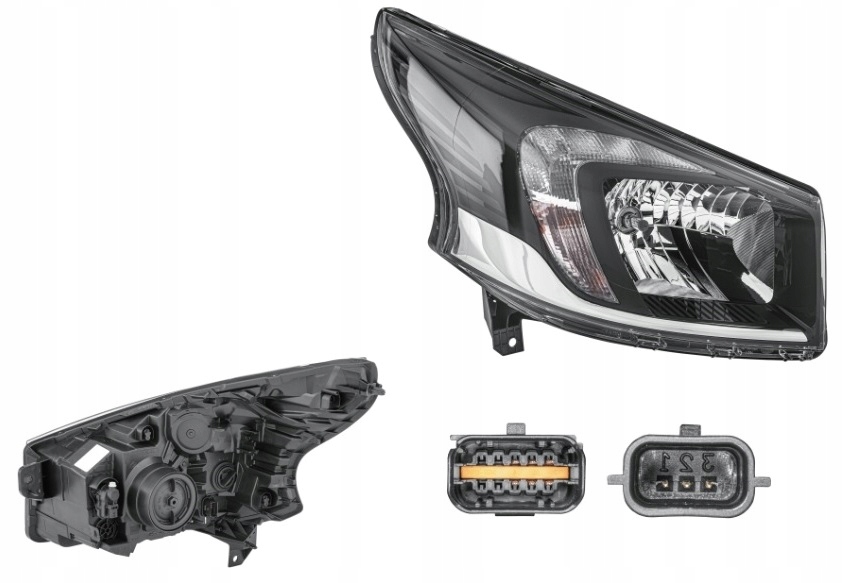 фото №1, Фара лампа правый opel vivaro 14- hella