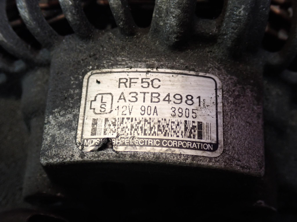 фото №6, Mazda 6 i gg gy 02-05 2.0 d 121km генератор a3tb4981 90a