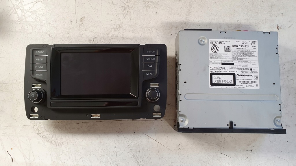 фото №1, Vw golf vii дисплей считыватель mmi