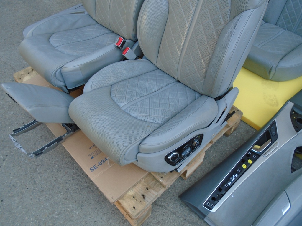 фото №5, Audi a8 d4 сиденья обшивки кожа массаж подогрев вентиляция