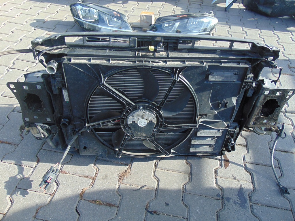 фото №7, Kompletny перед капот бампер 4xpdc vw golf vii lift 1.6tdi