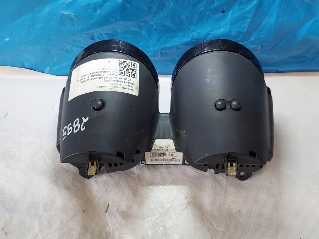 фото №8, Счетчик приборная панель smart forfour 454 1.5 cdi a4545405711