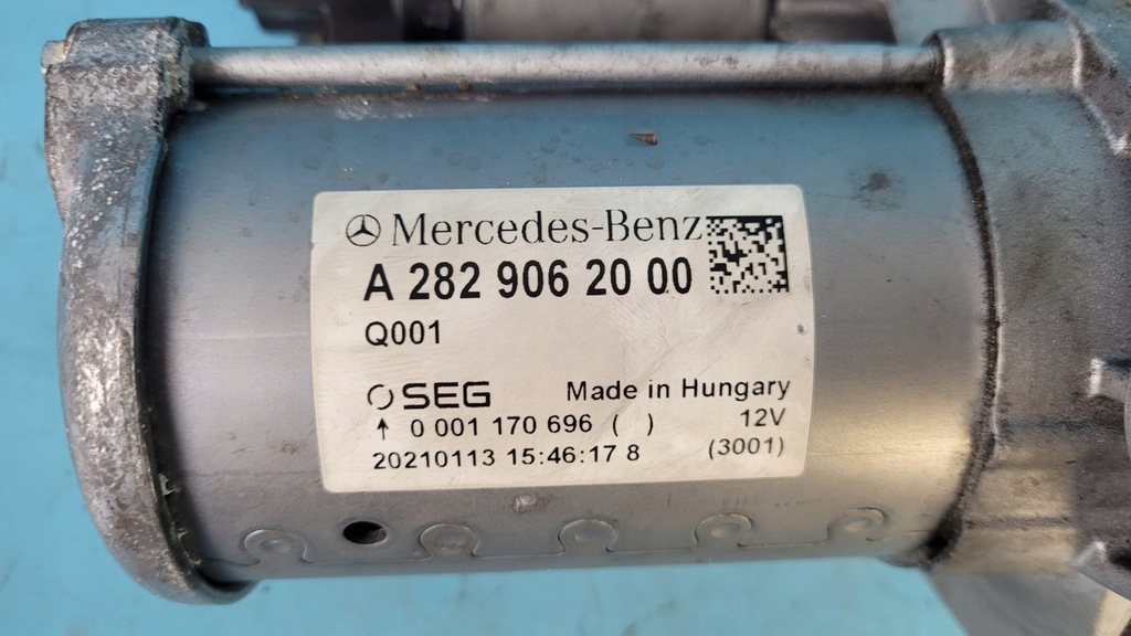 фото №11, Mercedes w118 cla 1.33 21r стартер a2829062000